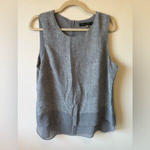 Rose & Olive Black and White Patterned Blouse